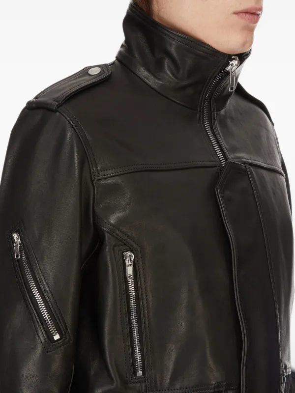 Rick Owens Temple Rev JKT In Hybrid Horse | Black | FARFETCH