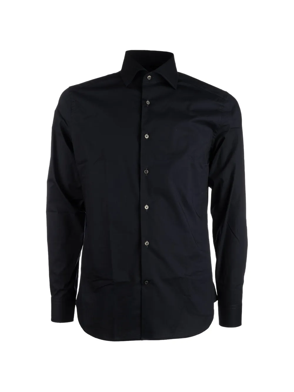 Corneliani button-fastening long-sleeved shirt - Nero