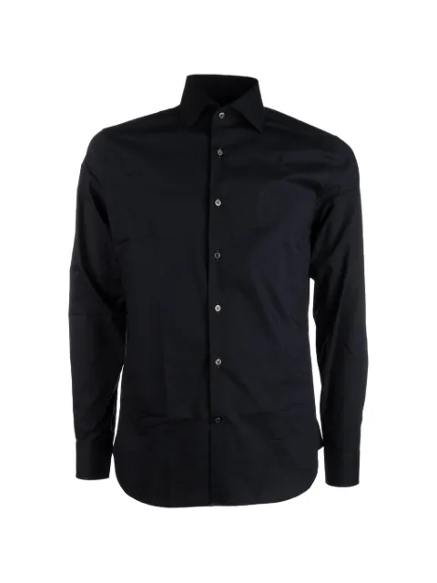 Corneliani button-fastening long-sleeved shirt