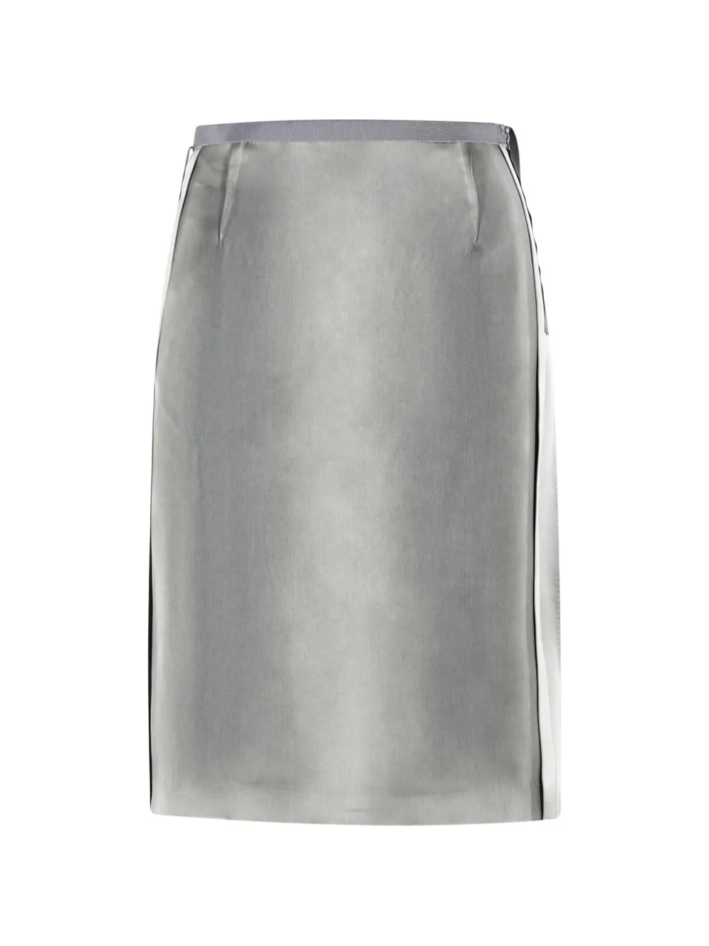 Maison Margiela reverse-effect skirt - Grigio