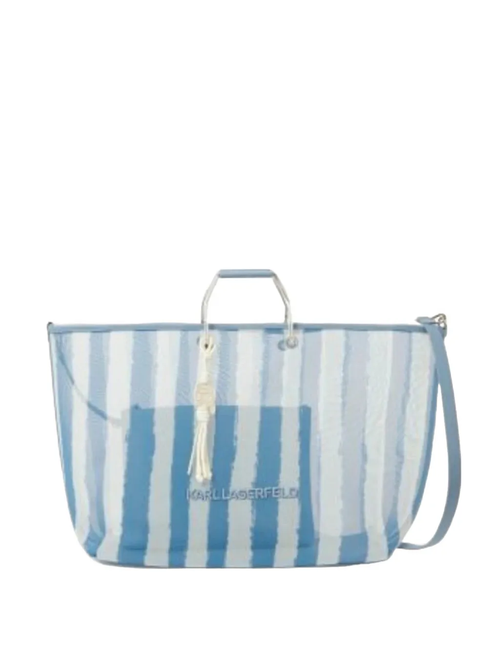 Karl Lagerfeld Ikon mesh tote bag - Blu