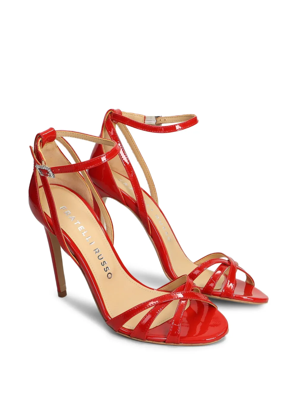 Fratelli Russo Leren sandalen Rood