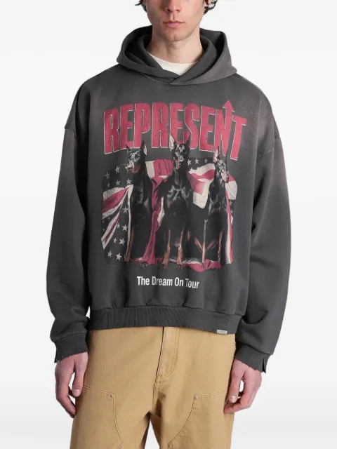 Represent graphic-print hoodie