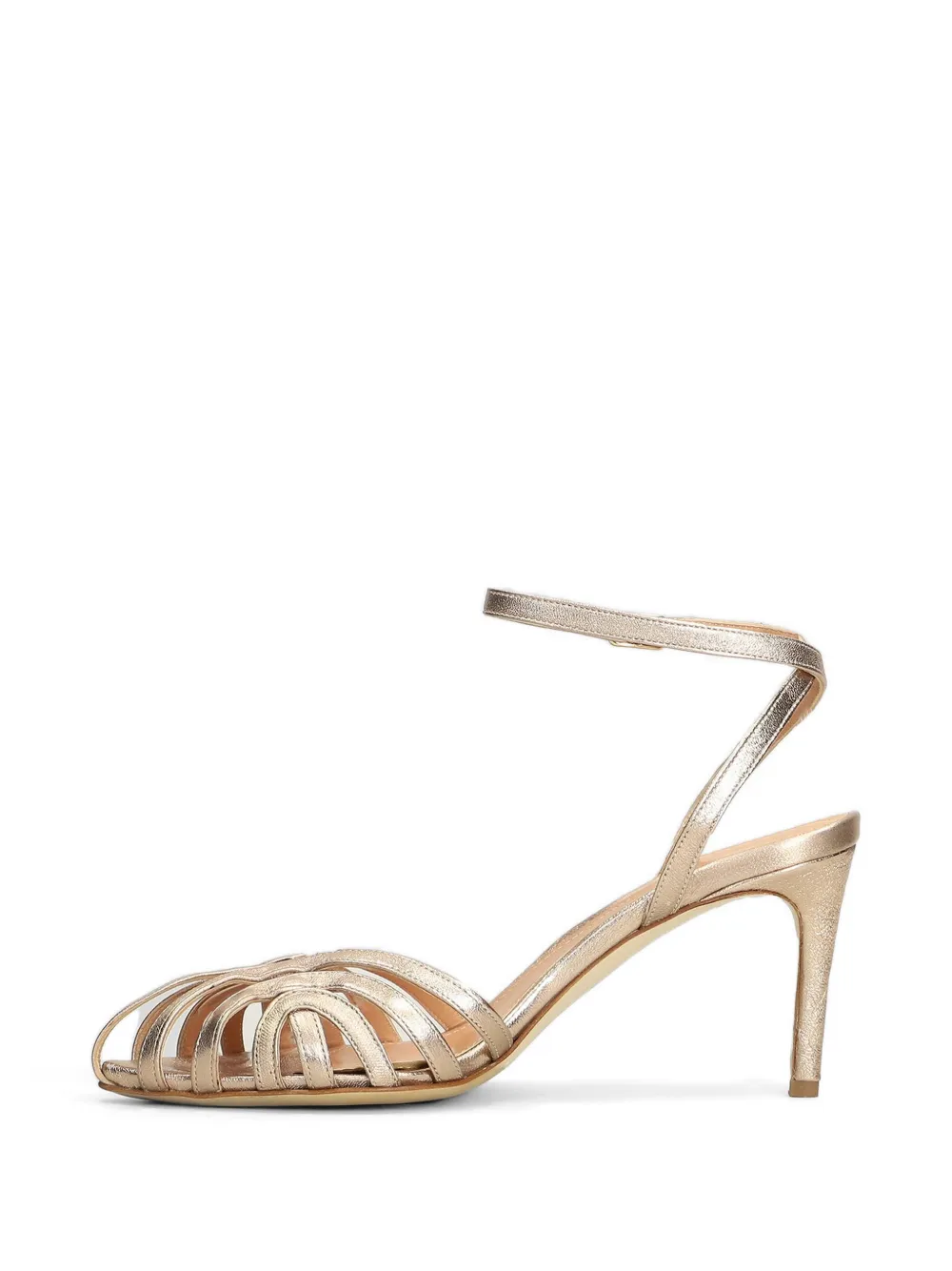 The Seller caged heeled sandals Goud
