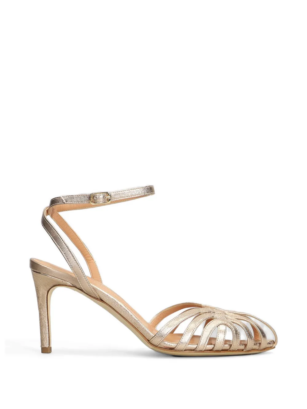 The Seller caged heeled sandals Goud