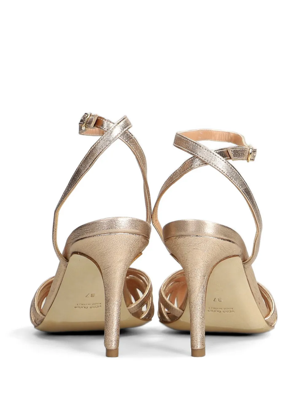 The Seller caged heeled sandals Goud