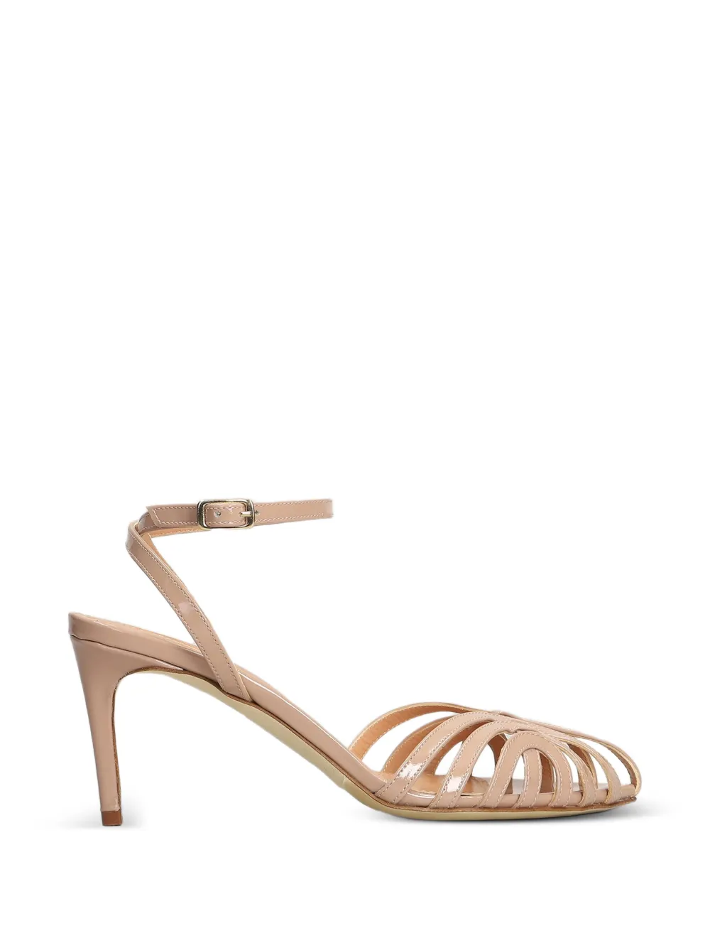 The Seller patent-finish caged sandals - Rosa