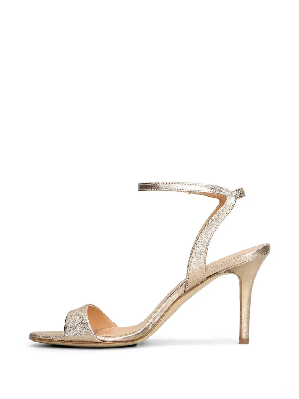 The Seller metallic-effect buckle-fastening sandals Goud