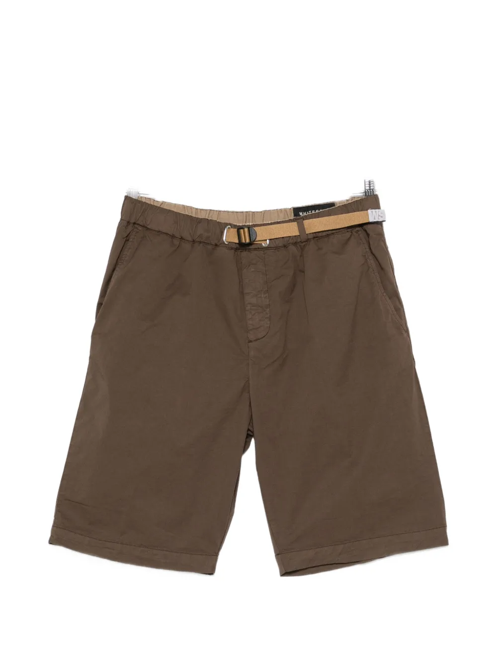 White Sand pocket belted shorts - Marrone