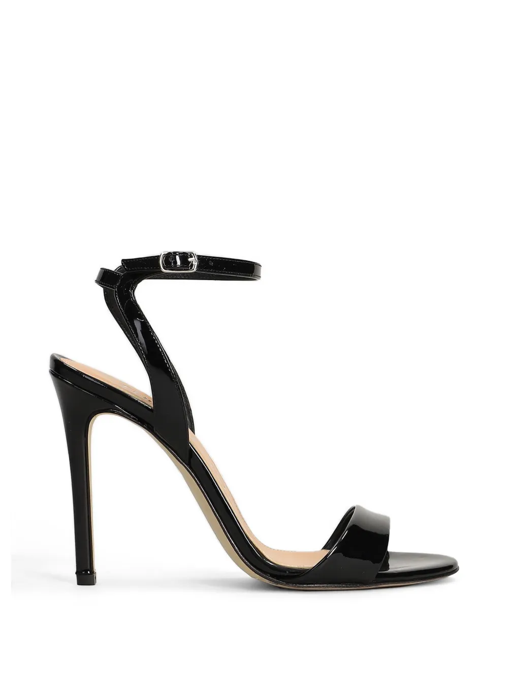 The Seller patent-leather ankle-strap sandals - Nero