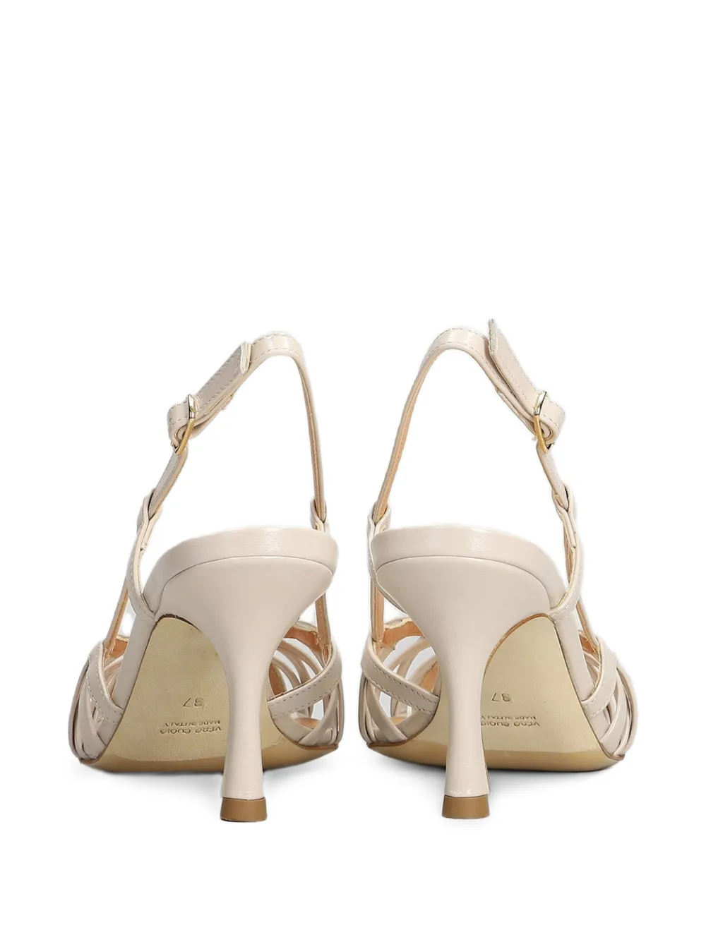 The Seller caged slingback sandals Beige