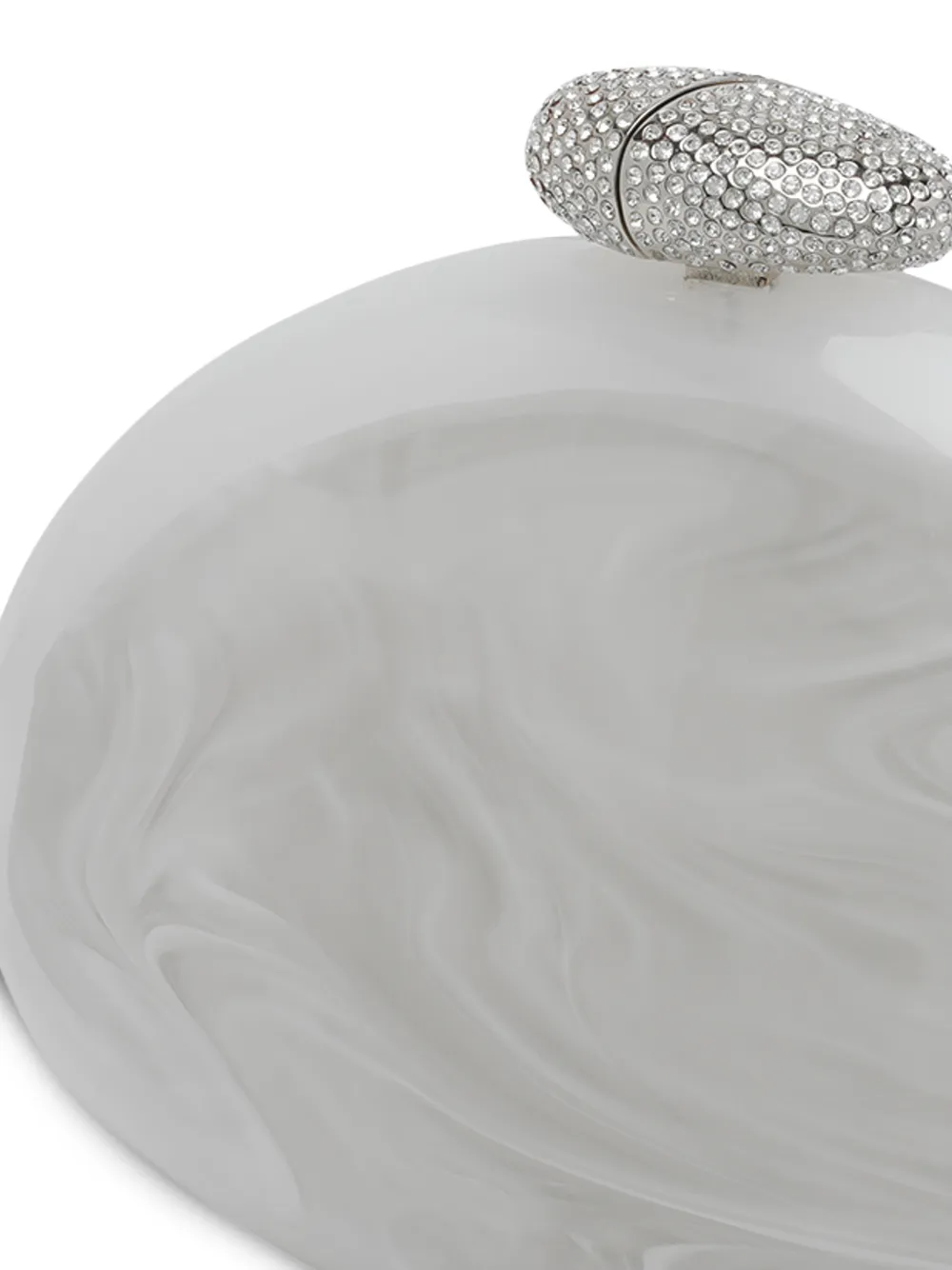 Benedetta Bruzziches Artemisia clutch met marmer-effect Wit