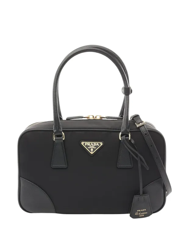 Prada Pre-owned 2013-2026 Re Edition 1978 Re Nylon Handbag in Black