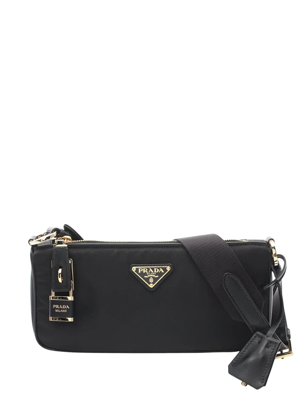 Prada Pre-Owned 2013-2026 Tessuto crossbody bag - Nero