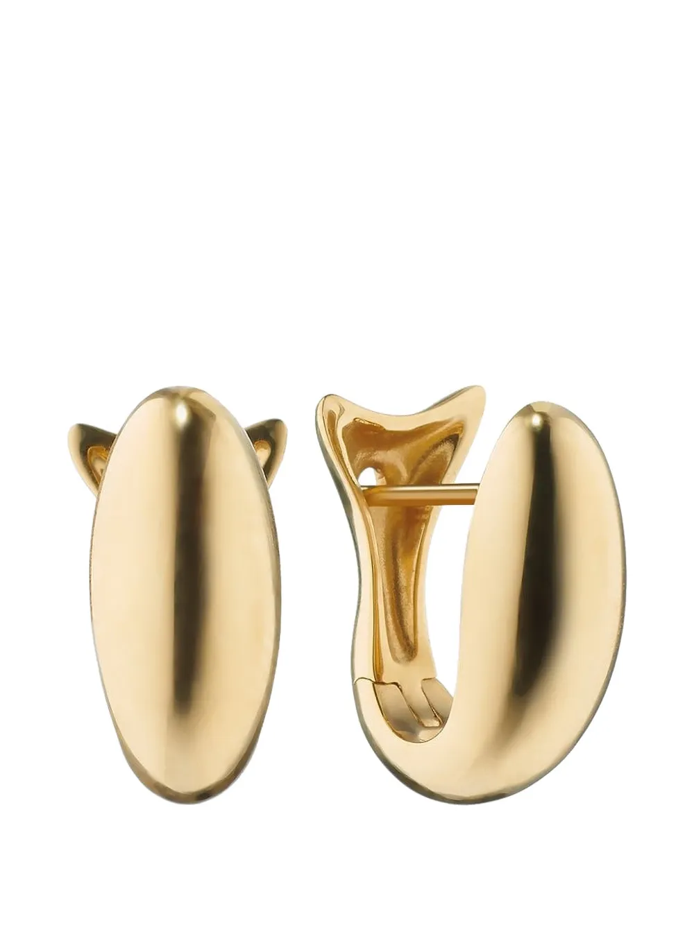 MONICA RICH KOSANN midi Perseverance huggie earrings - Oro