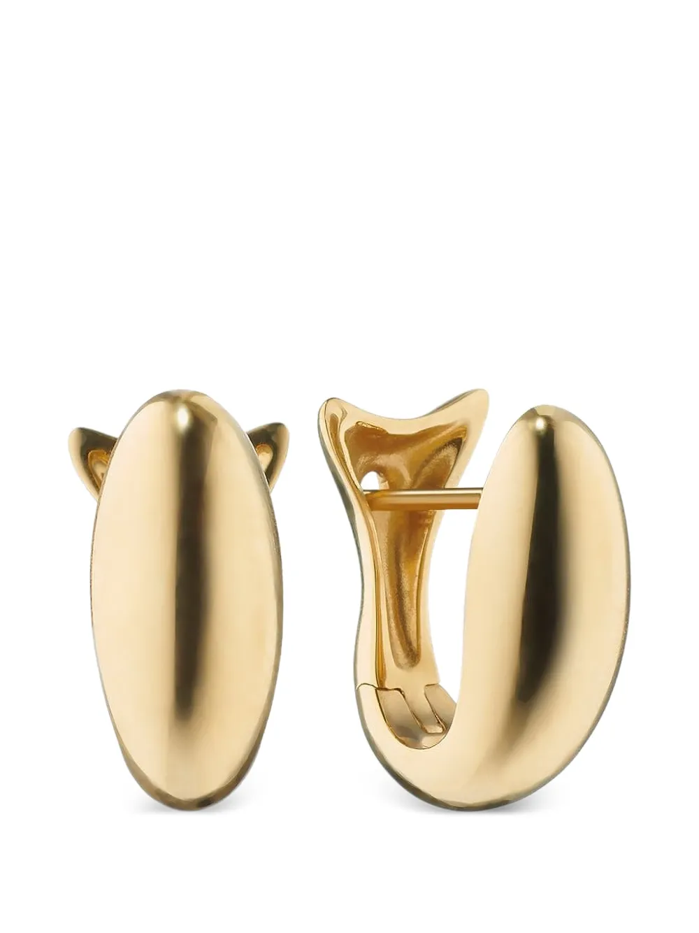MONICA RICH KOSANN midi Perseverance huggie earrings - Oro