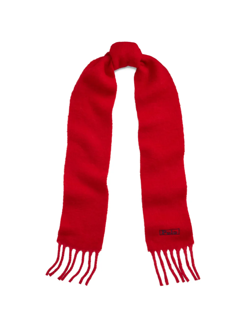 Polo Ralph Lauren Sjaal met geborduurd logo Rood
