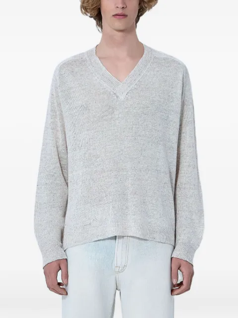 OUR LEGACY Rue V-neck long-sleeve sweater