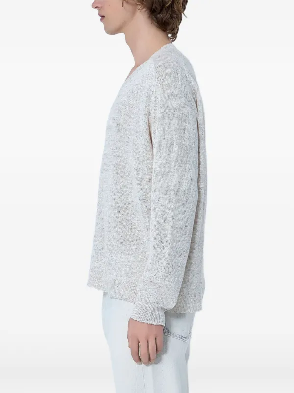 OUR LEGACY Rue V-neck Sweater | Neutrals | FARFETCH