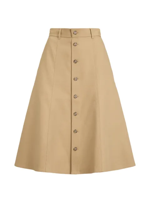 Polo Ralph Lauren button-down flared midi skirt