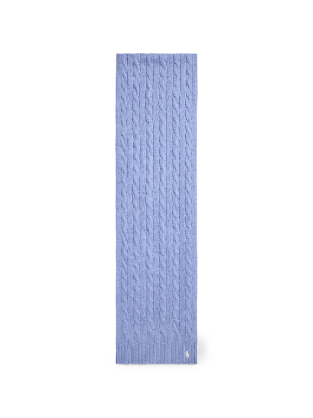 Polo Ralph Lauren Pony Schal mit Zopfmuster - Blau
