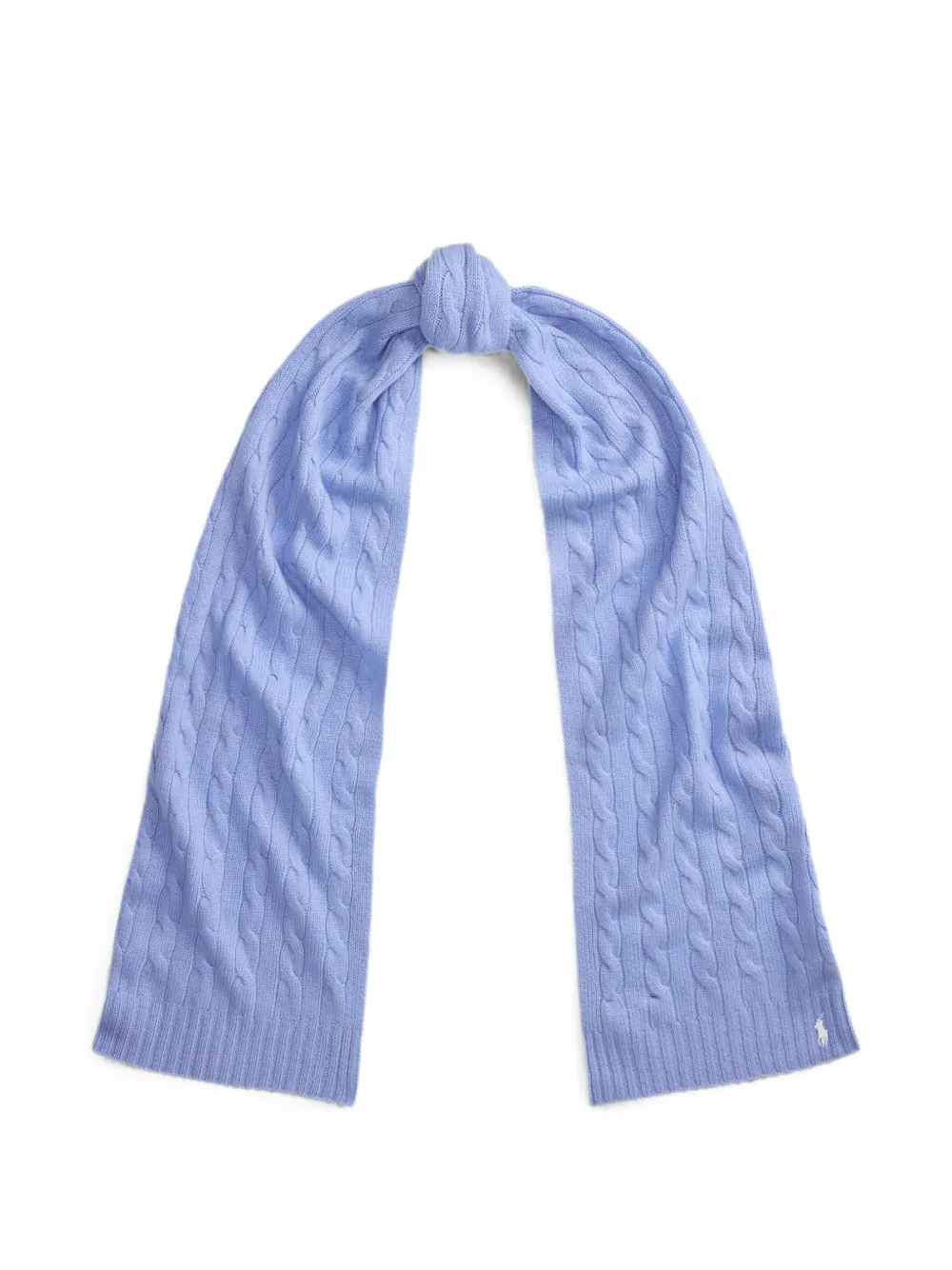 Polo Ralph Lauren Kabelgebreide sjaal Blauw