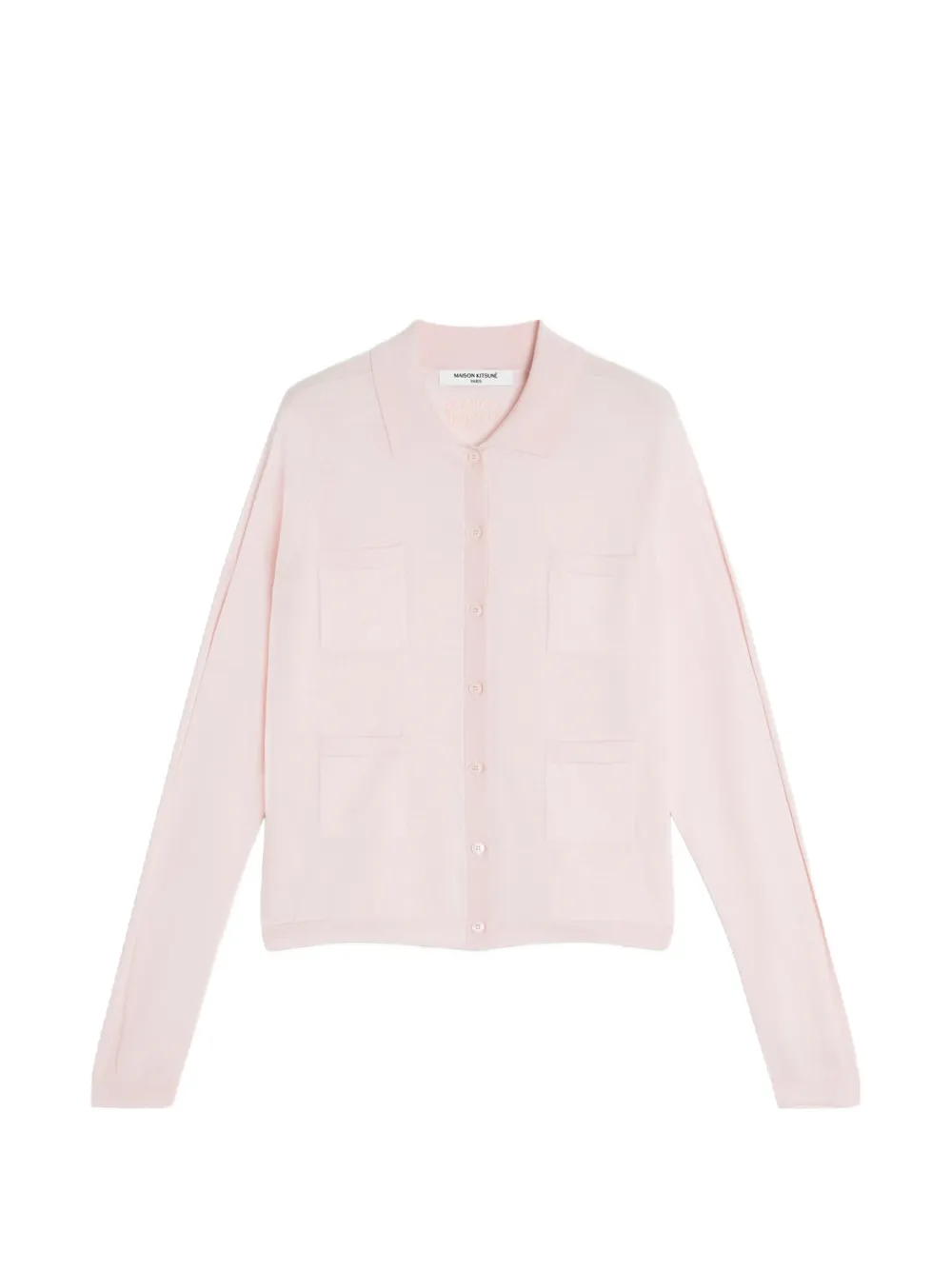 Maison Kitsuné patch-pocket cardigan - Rosa
