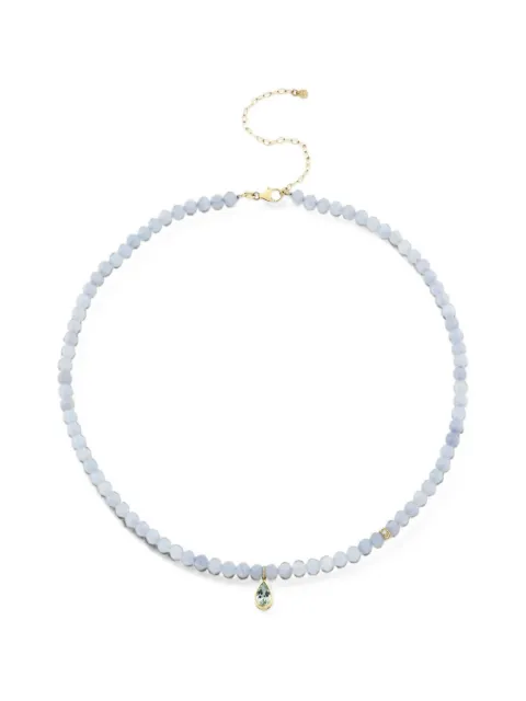 Sydney Evan Icon Halskette mit Aquamarin und Diamanten
