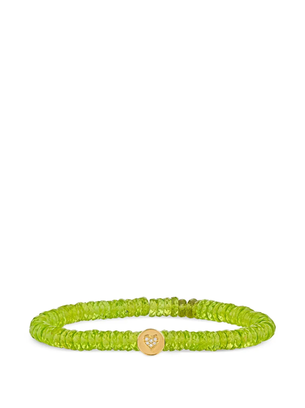 Sydney Evan Peridot Armband mit Diamanten - Gold
