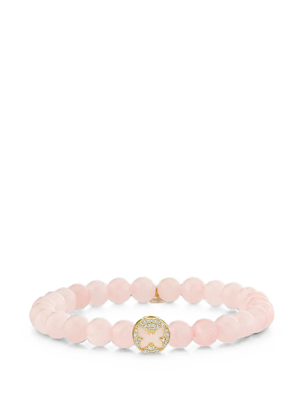 Sydney Evan Butterfly Icon Armband mit Quarz und Diamanten - Gold