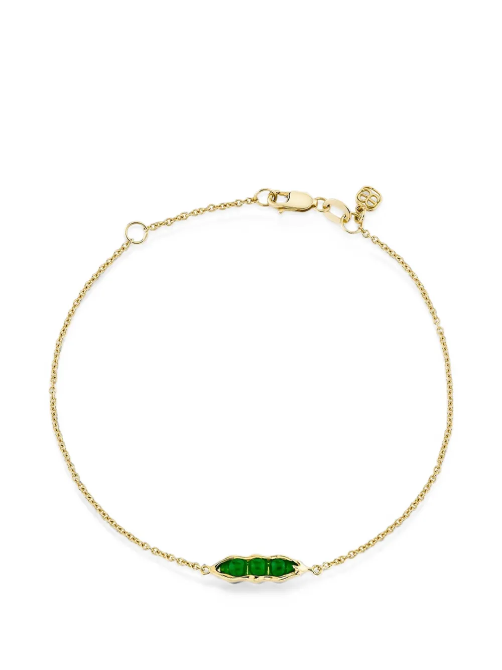 Sydney Evan Kettenarmband mit Erbsenkapsel - Gold