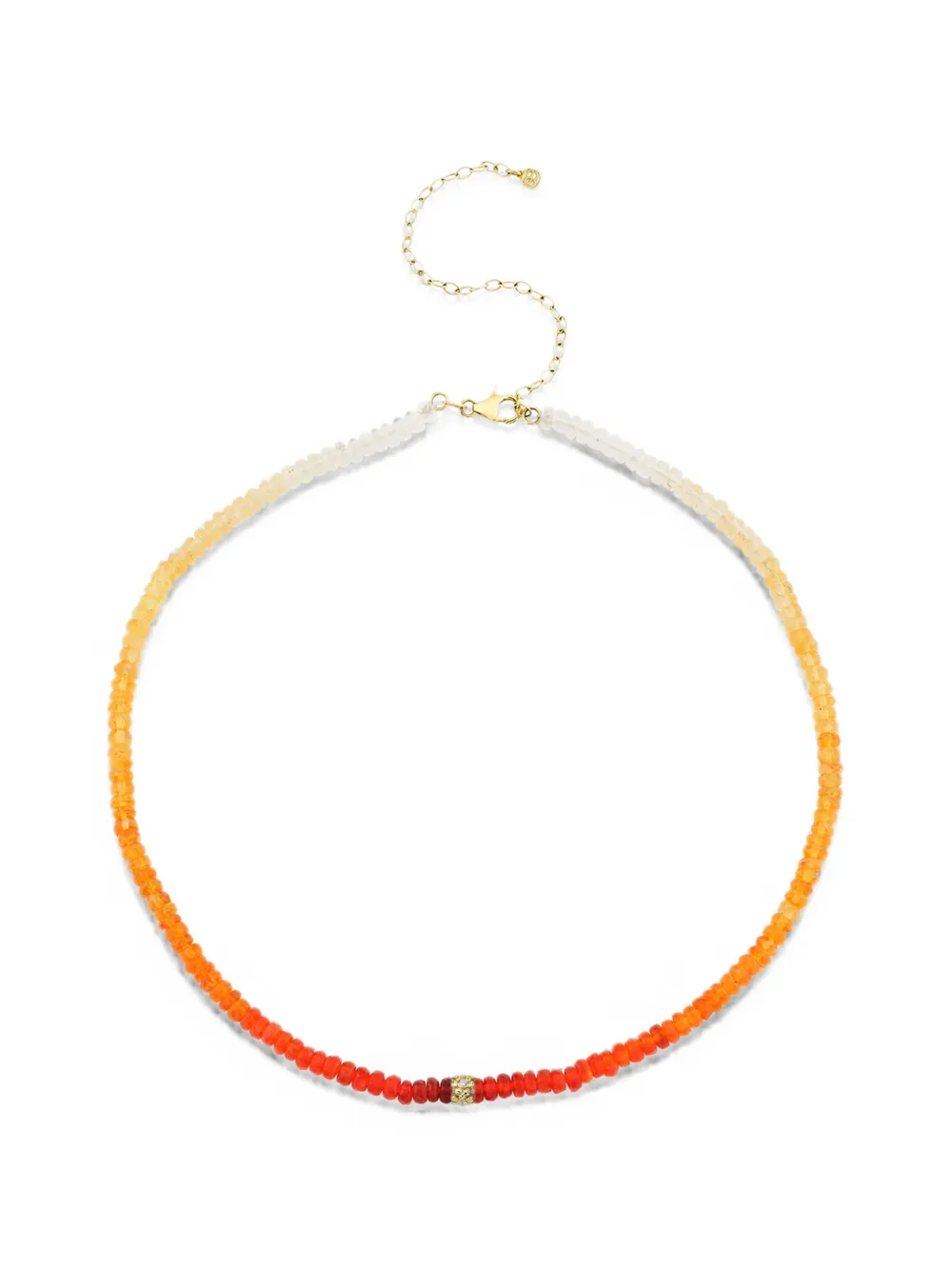Sydney Evan Daisy Halskette mit Diamanten und Opal - Gold