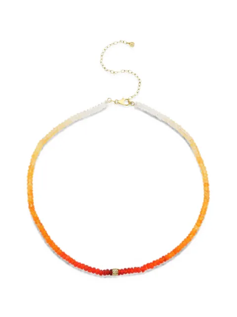 Sydney Evan Daisy Halskette mit Diamanten und Opal