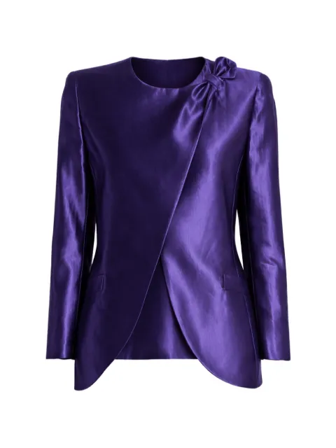Giorgio Armani bow-detail jacket