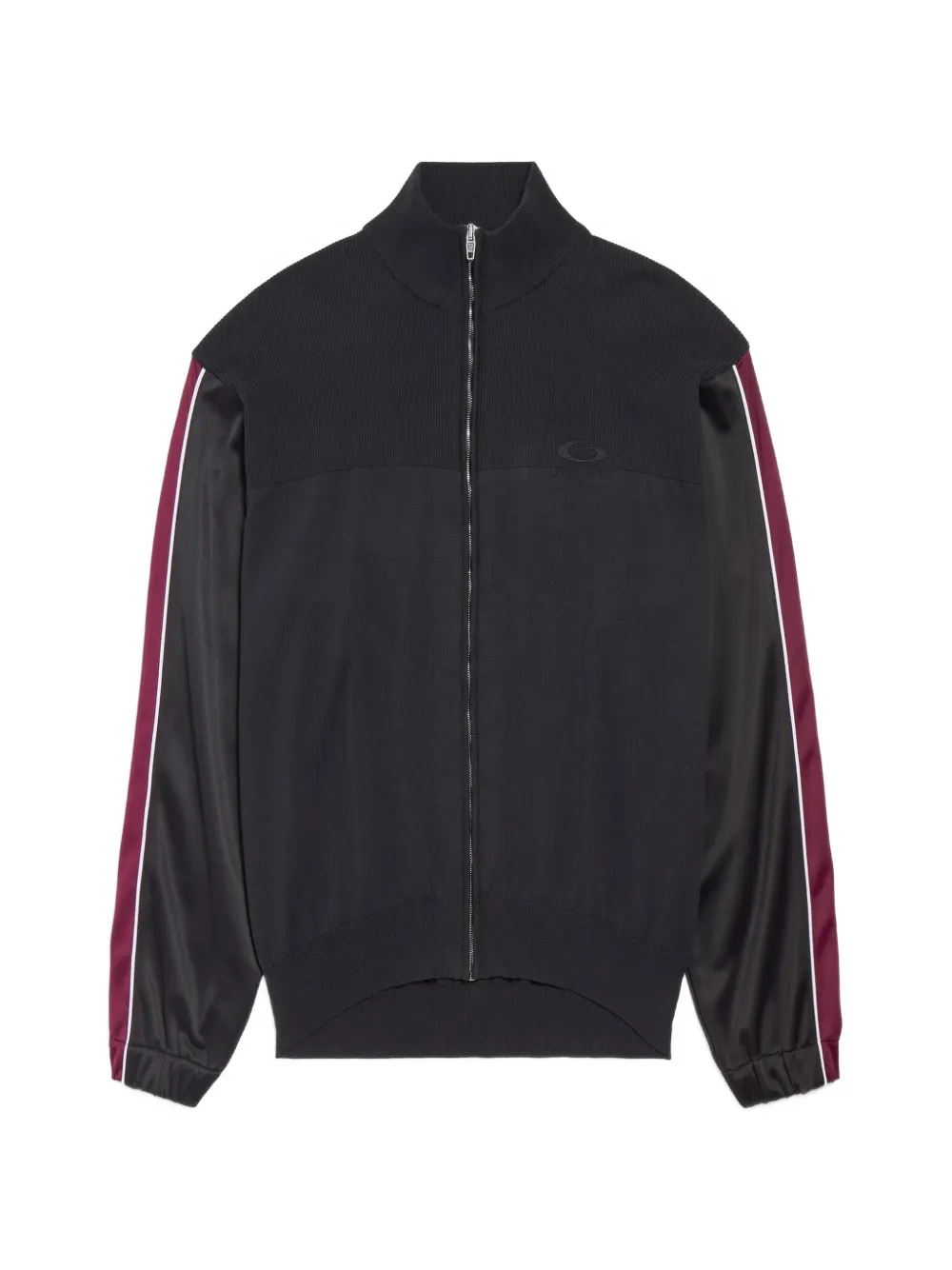 Balenciaga panelled side-stripe sweater - Black