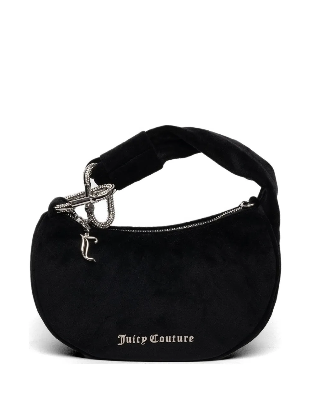 Juicy Couture Blossom Chain Charm Tote Bag In Black