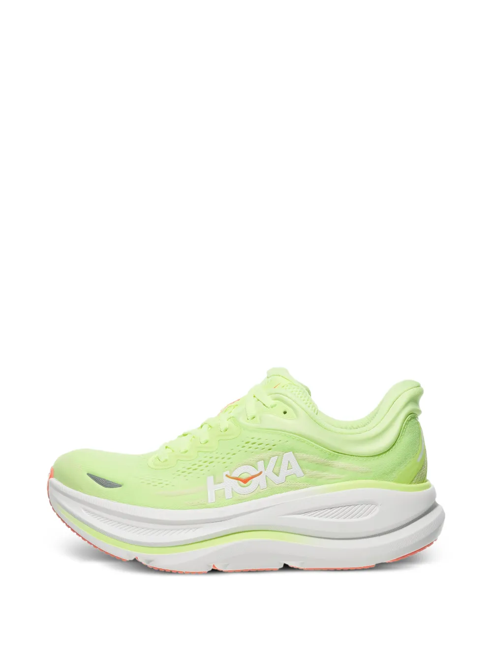 HOKA Bondi 9 mesh sneakers Groen