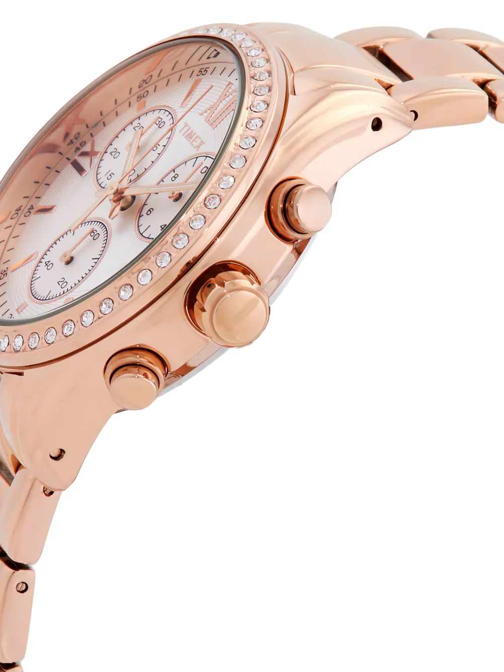  Timex Reloj Trend Chronograph De 38 Mm - Blanco 