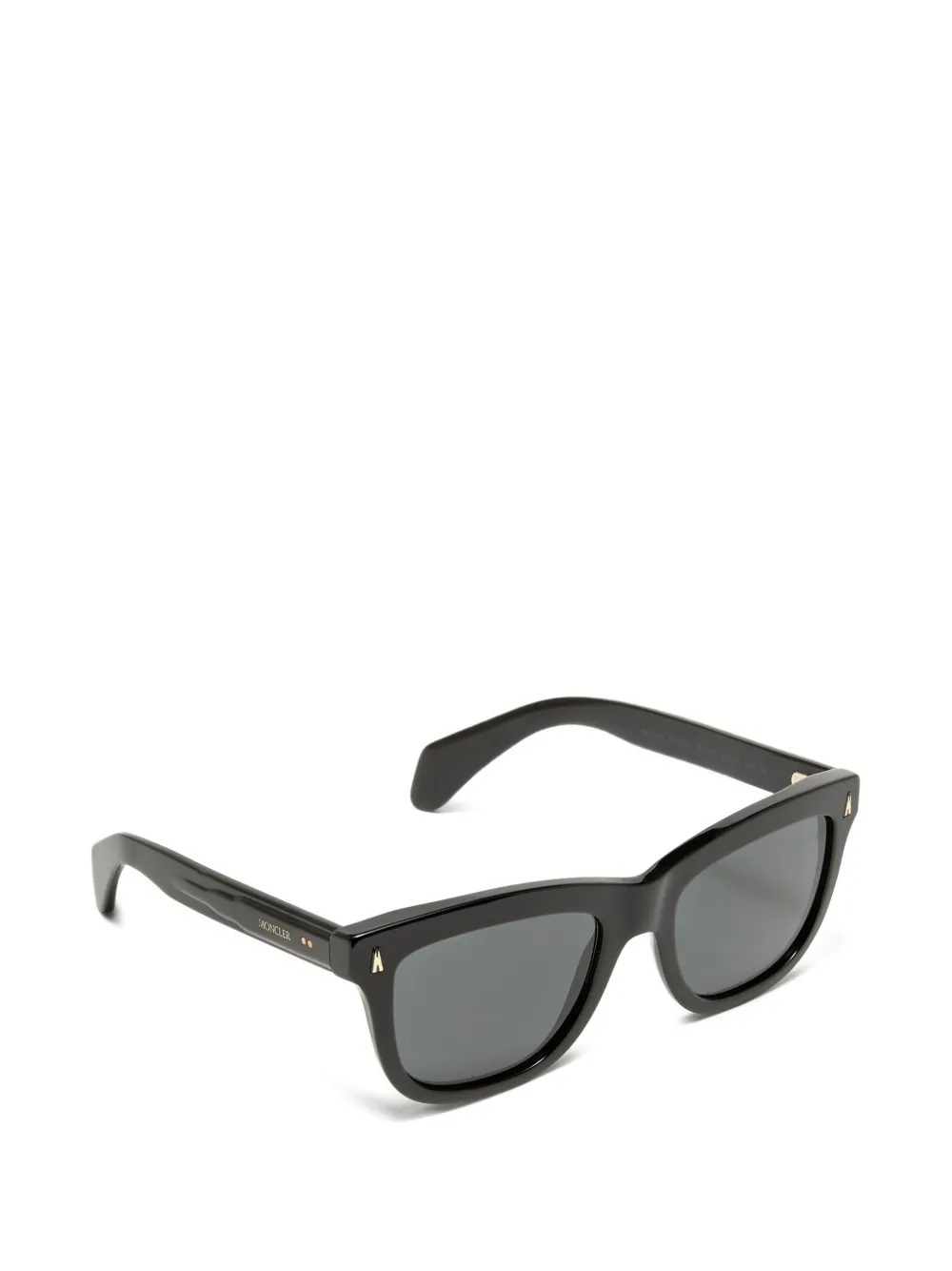 Moncler Eyewear Bronzz zonnebril met rechthoekig montuur Zwart
