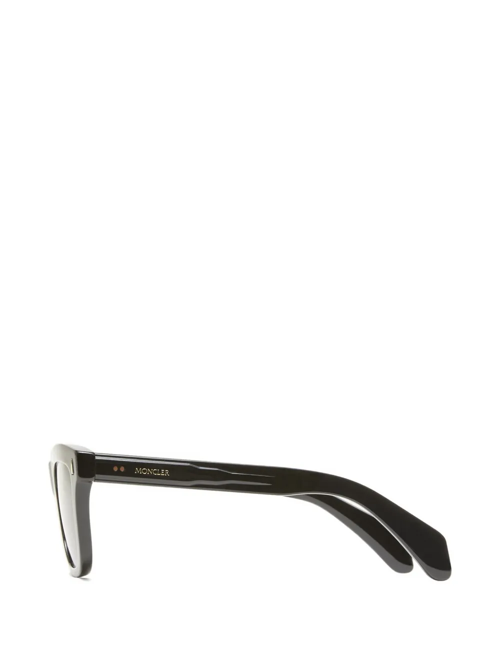 Moncler Eyewear Bronzz zonnebril met rechthoekig montuur Zwart