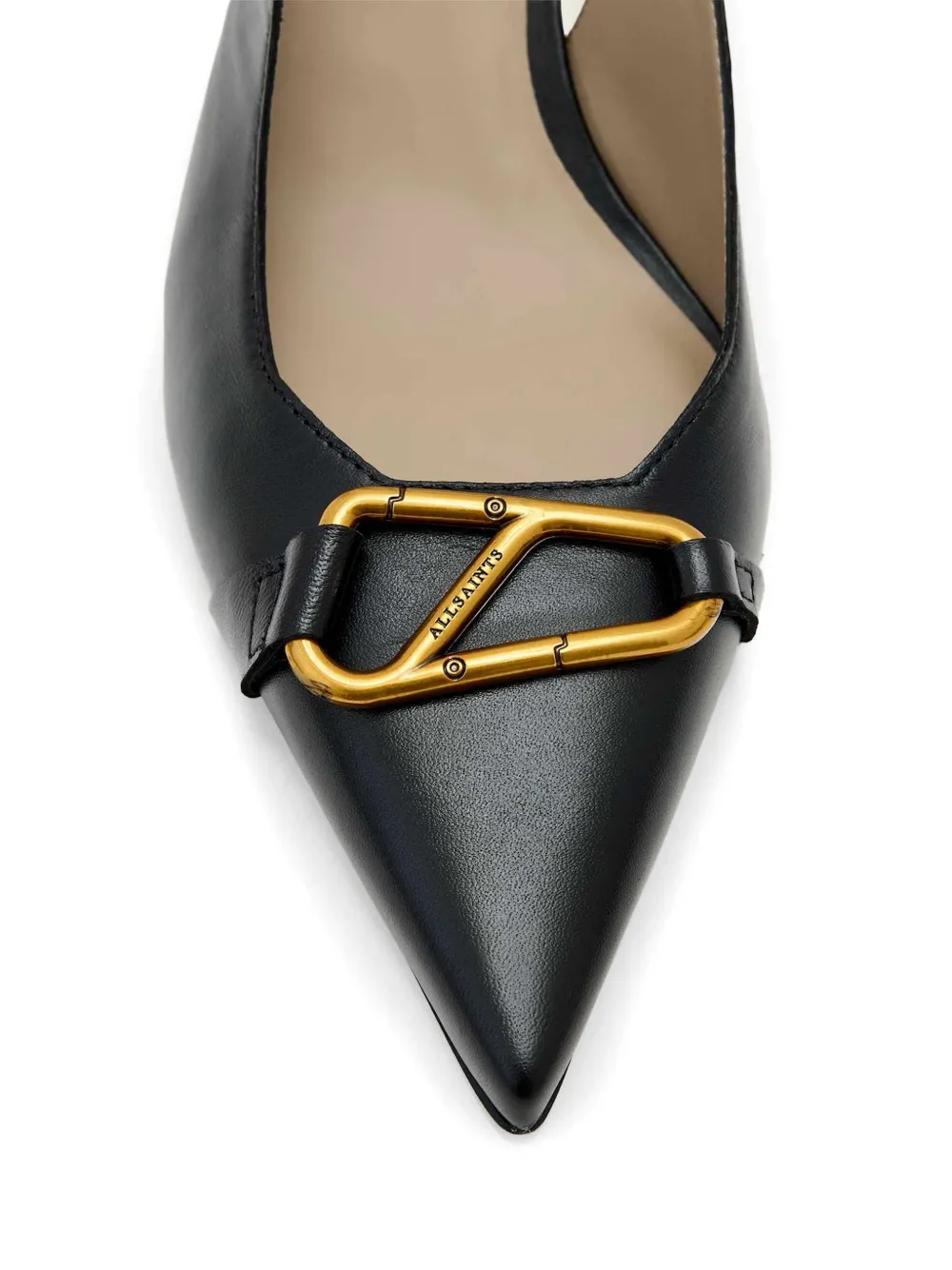 AllSaints Hera pumps met gespdetail Zwart