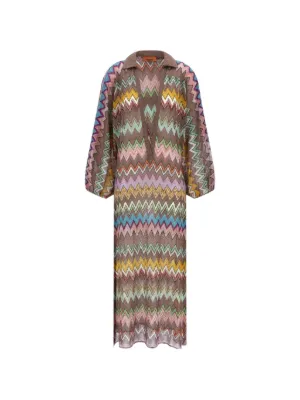 white christmas dresses Missoni Lame Rib Knit Dress – Runway Catalog main image 0