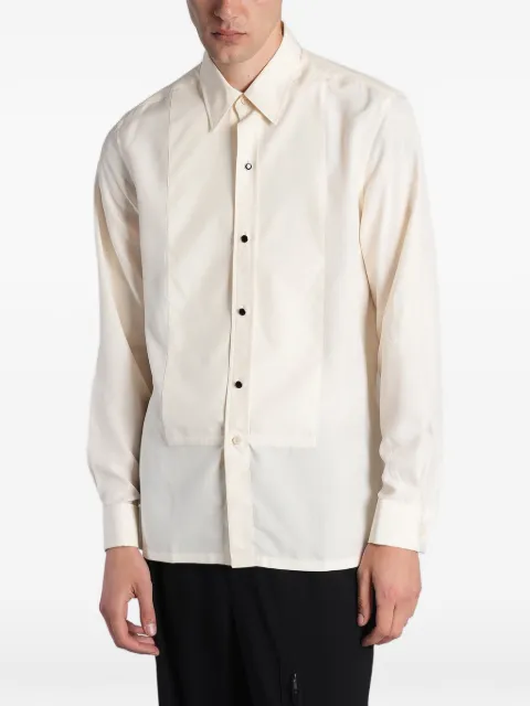 Givenchy long-sleeve silk tuxedo shirt
