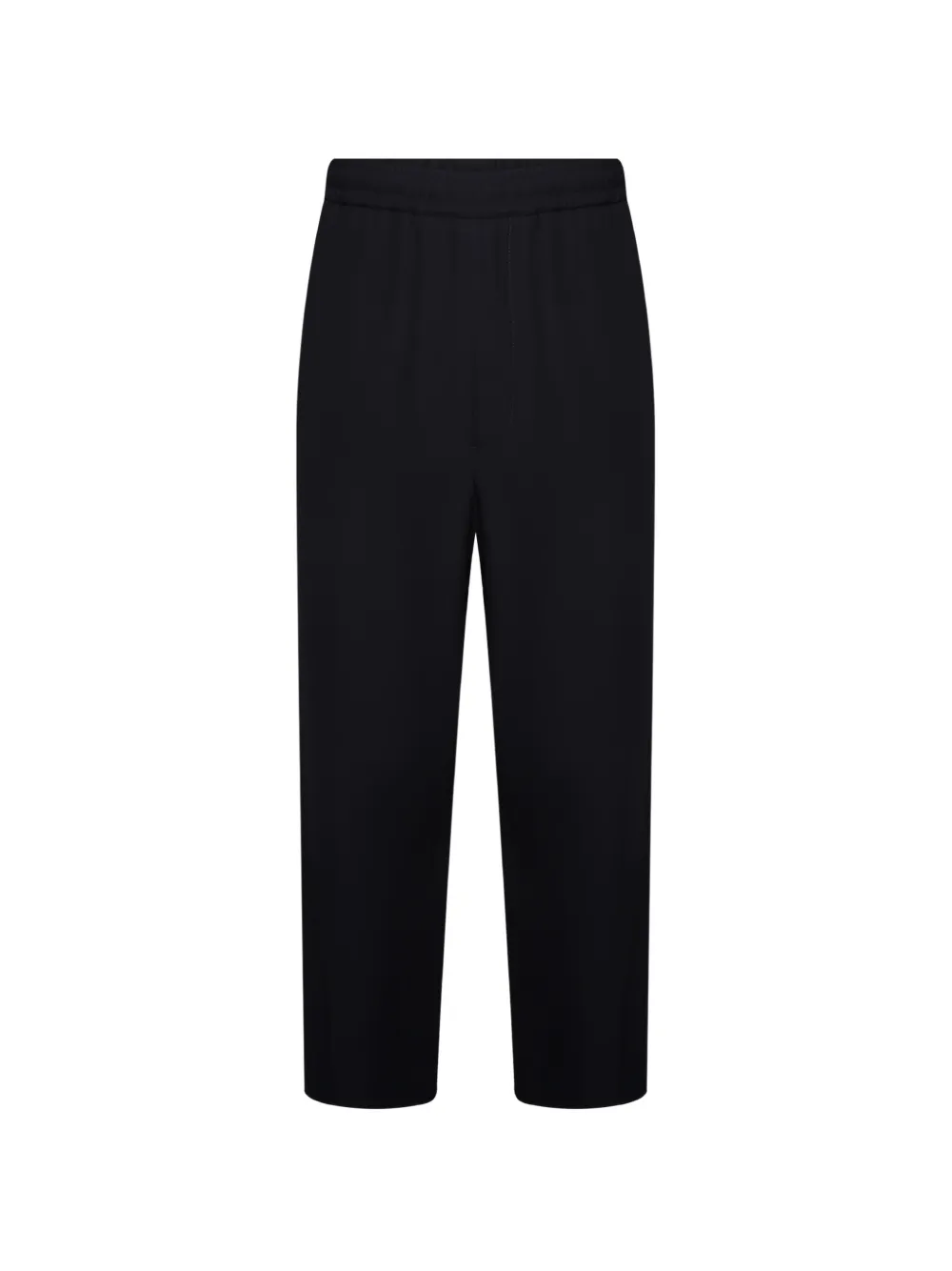 Emporio Armani elasticated-waistband trousers - Nero