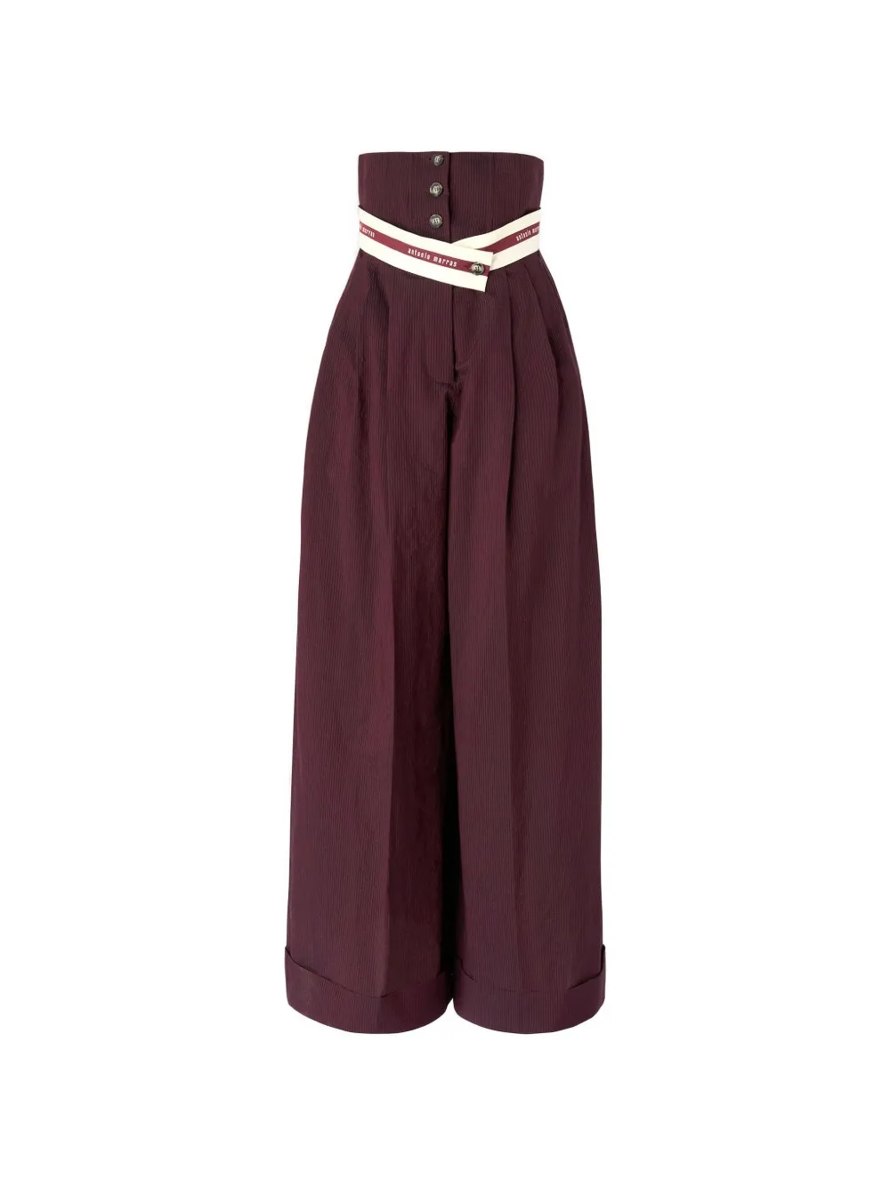 Antonio Marras high-waisted corduroy trousers - Rosso