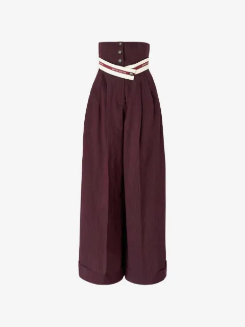 Antonio Marras high-waisted corduroy trousers