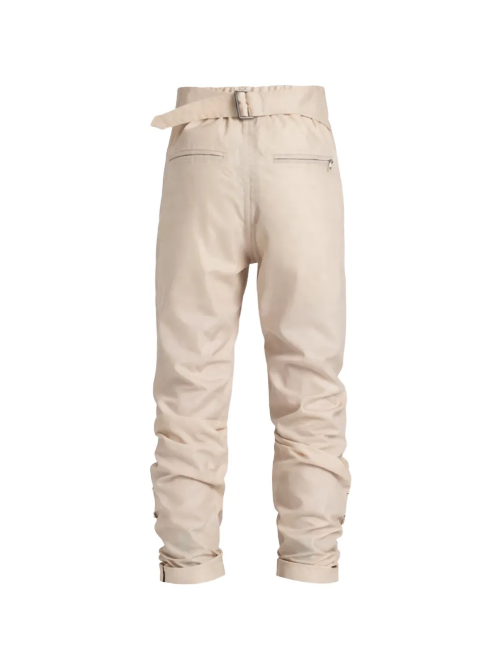 Rick Owens Broek met harnas-detail en drukknopen Beige