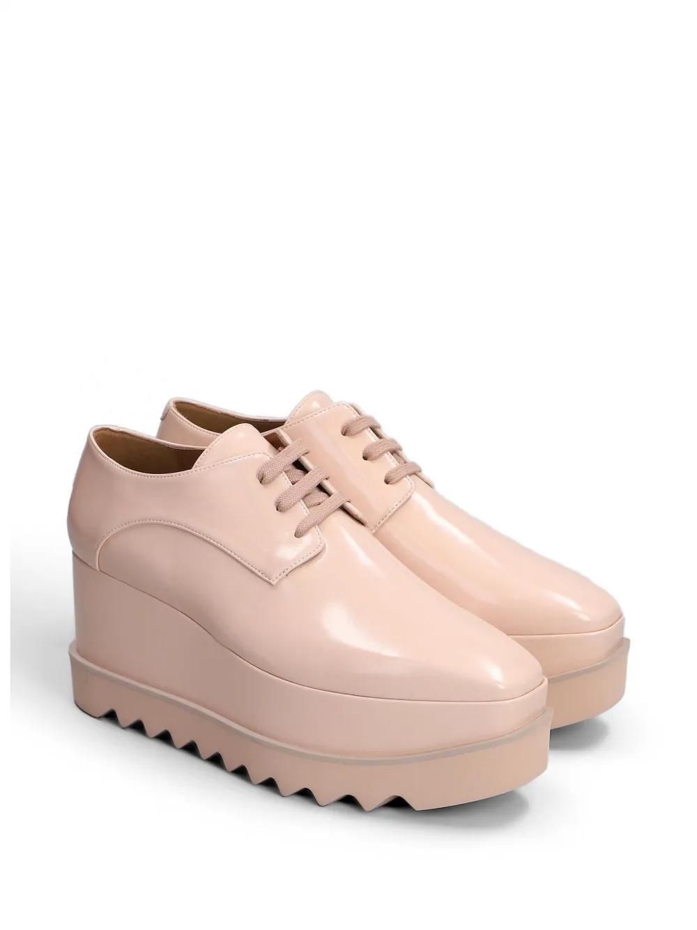 Stella McCartney Elyse sneakers met plateauzool Roze