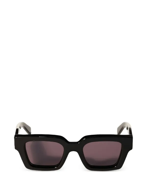 Off-White Eyewear スクエアフレーム サングラス | ブラック | FARFETCH JP