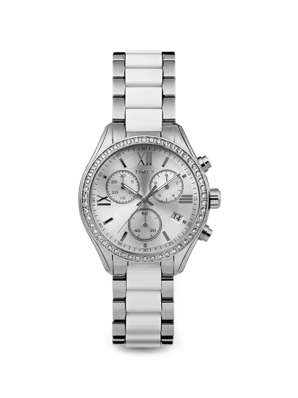 TIMEX round-face 38mm watch - Argento